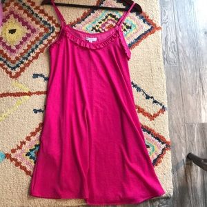 Cute bright pink mini dress